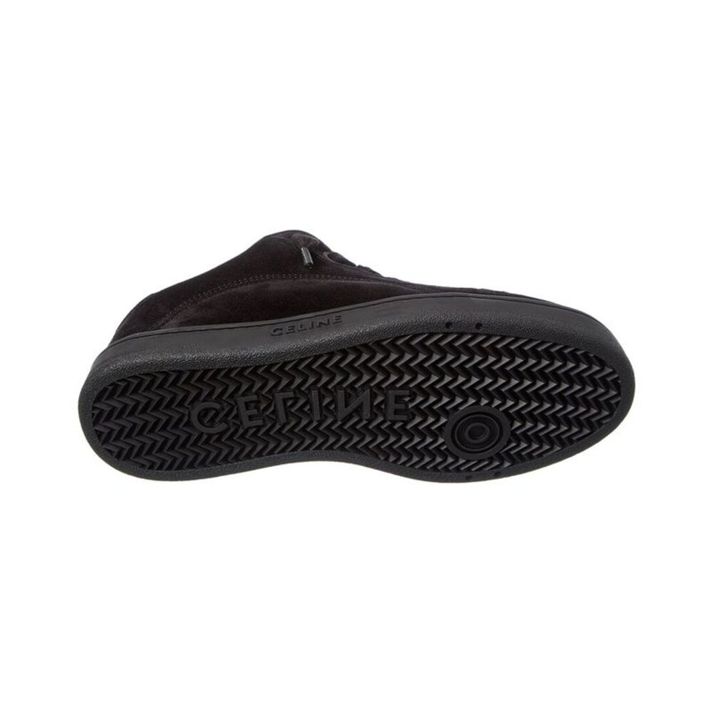 Celine Huntington Suede Sneaker, Black - Picture 4 of 5